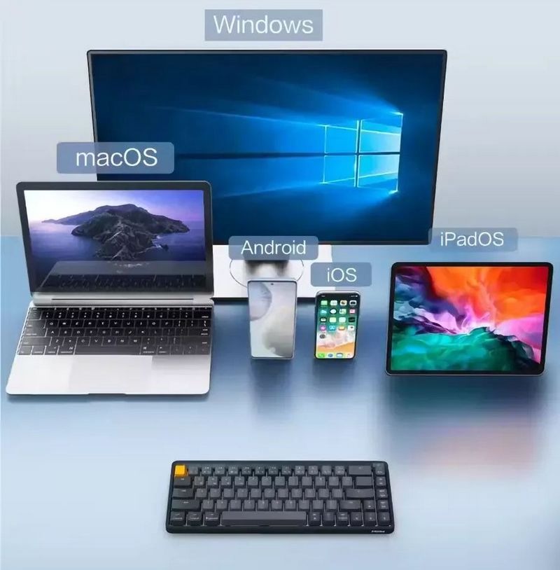 Клавиатура Xiaomi MIIIW Z680CC MWMKB01 Red Axis 1155 (Русские буквы) - фото 5