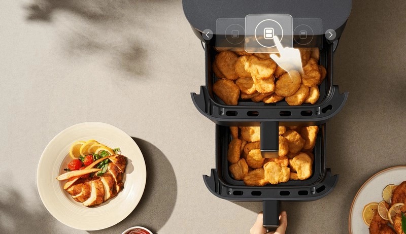Аэрогриль Xiaomi Smart Double Stack Air Fryer 12L MAF-DS1201 - фото 6