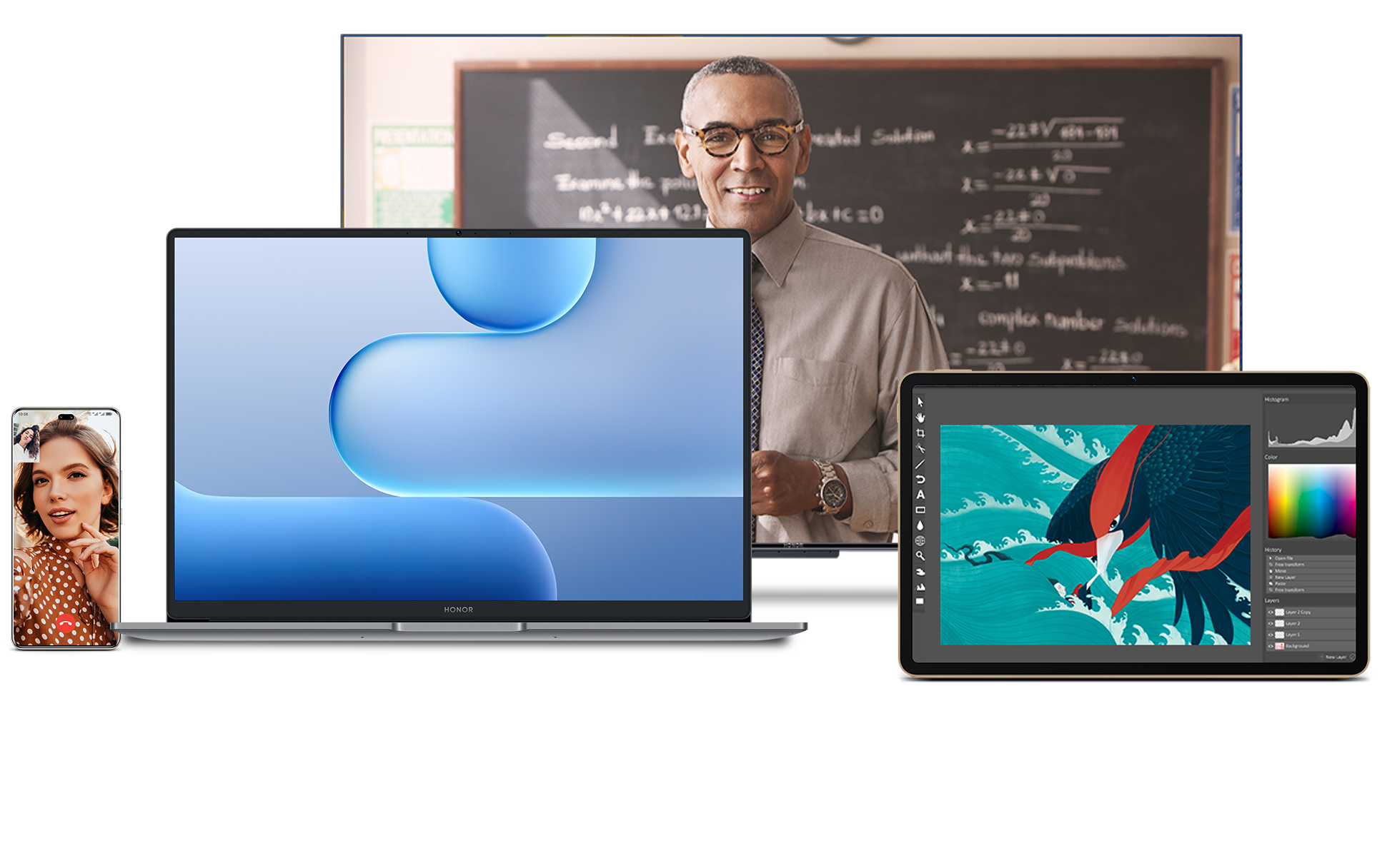 Ноутбук Honor MagicBook X16 2026 Ultra 5-125H 24/1T 2.8K 120Hz (5301AQWF) - фото 8