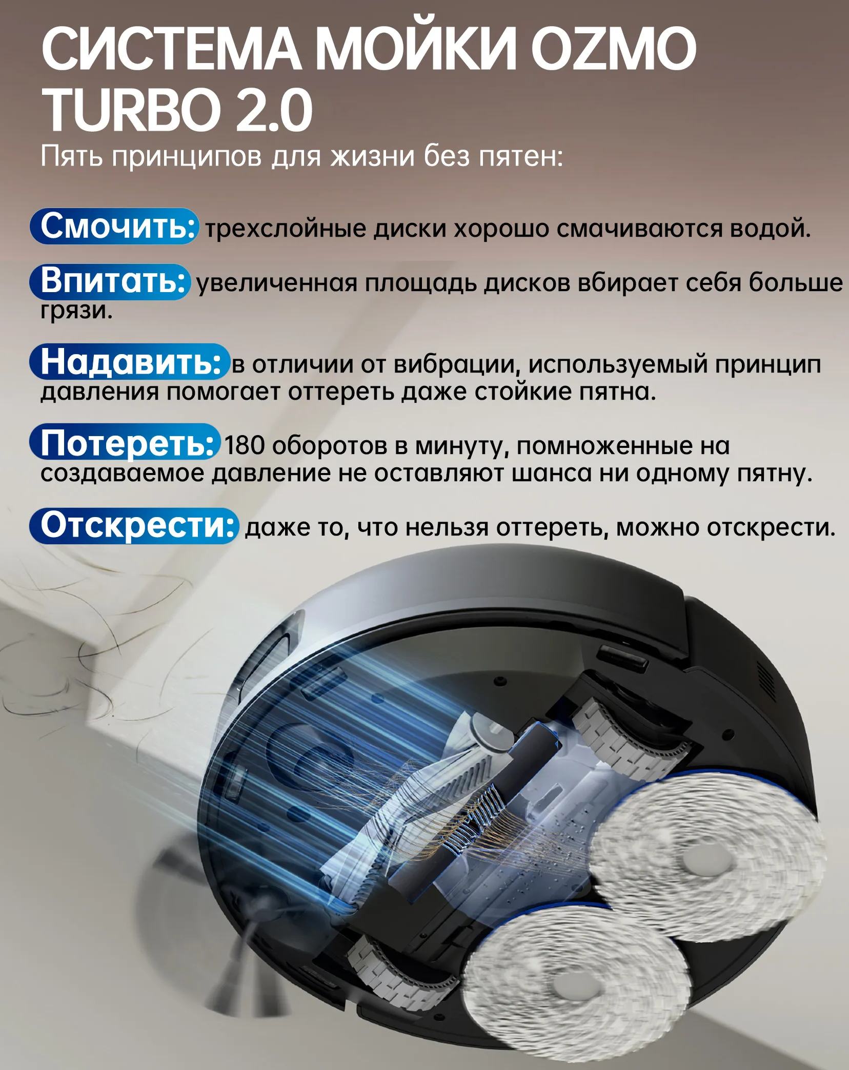 Робот-пылесос Xiaomi ECOVACS N30 PRO OMNI (CH2427) - фото 4 Робот-пылесос Xiaomi ECOVACS N30 PRO OMNI (CH2427) - фото 4