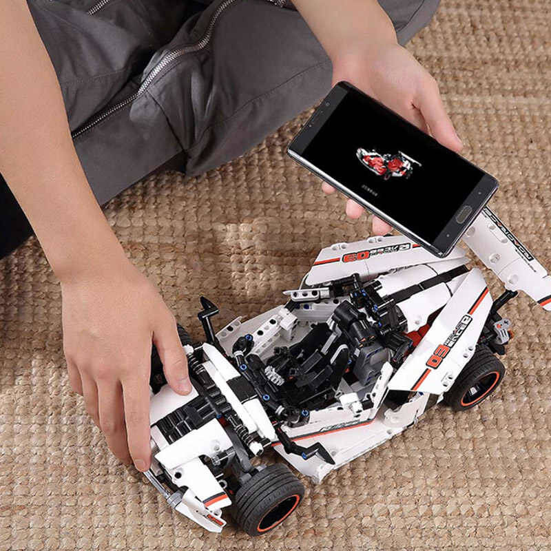 Конструктор электромеханический Xiaomi MITU Smart Building Blocks Road Racing (GLSC01IQI) - фото 3
