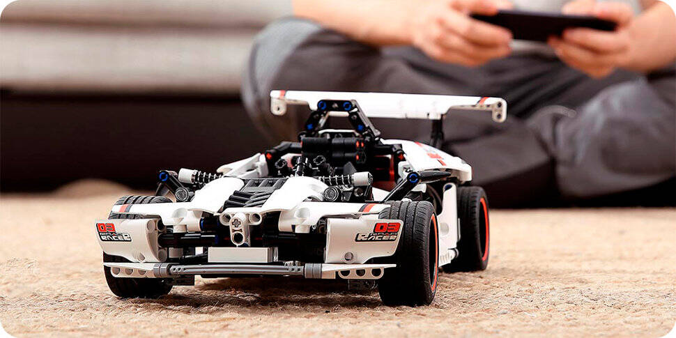 Конструктор электромеханический Xiaomi MITU Smart Building Blocks Road Racing (GLSC01IQI) - фото 4