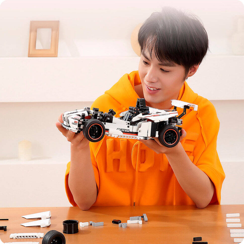 Конструктор электромеханический Xiaomi MITU Smart Building Blocks Road Racing (GLSC01IQI) - фото 5