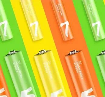 Батарейки Xiaomi Rainbow 5 AA + Rainbow 7 AAA (24 шт) - фото 3