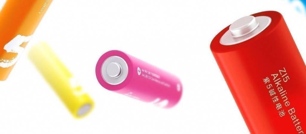Батарейки Xiaomi Rainbow 5 AA + Rainbow 7 AAA (24 шт) - фото 4