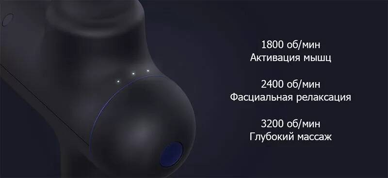 Массажный пистолет Xiaomi YUNMAI Fascia Massager Slim Chic (YMJM-420T) - фото 6 Массажный пистолет Xiaomi YUNMAI Fascia Massager Slim Chic (YMJM-420T) - фото 6
