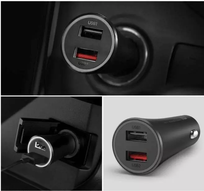 Автомобильное зарядное устройство Xiaomi Car Charger (CC06ZM) 37W Black (Черный) Автомобильное зарядное устройство Xiaomi Car Charger (CC06ZM) 37W Black (Черный)