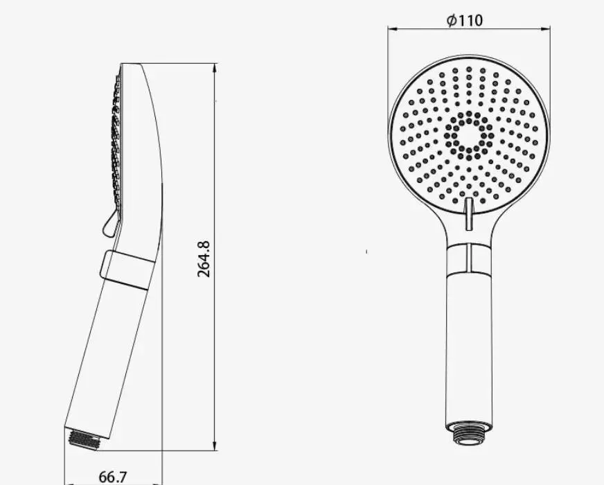 Насадка-лейка для душа Xiaomi Dabai (DXHS012) Silver (Серебристый) Насадка-лейка для душа Xiaomi Dabai (DXHS012) Silver (Серебристый)