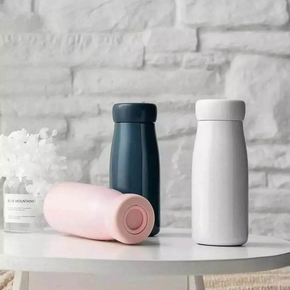 Термос Funjia Home YI Insulating Cup (0.4 л) QJBWB-06 Pink (Розовый)