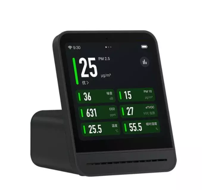 Монитор качества воздуха Qingping Air Monitor CGS2 Black (Черный)