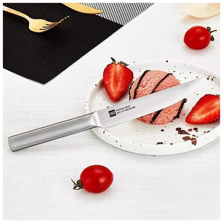 Набор Huo Hou Stainless Steel Kitchen Knife Set (4 ножа и ножницы с подставкой) (HU0095) Silver (Серебристый) Набор Huo Hou Stainless Steel Kitchen Knife Set (4 ножа и ножницы с подставкой) (HU0095) Silver (Серебристый)