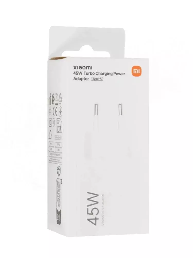 Зарядное устройство Xiaomi 45W Turbo Charging Power Adapter Type-A (MDY-17-EF) White (Белый) Global Version