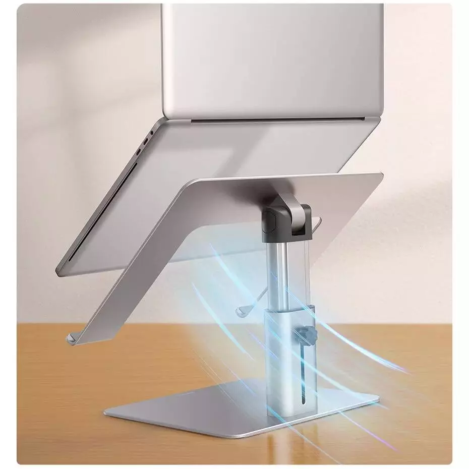 Подставка для ноутбука Baseus Metal Adjustable Laptop Stand (LUJS000012) Silver (Серебристый) Подставка для ноутбука Baseus Metal Adjustable Laptop Stand (LUJS000012) Silver (Серебристый)