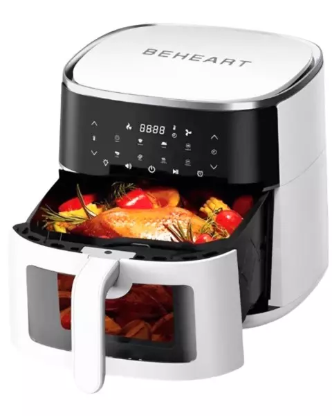 Аэрогриль BEHEART Smart Air Fryer 8L (AF-E8003-AS) White (Белый) Global Version Аэрогриль BEHEART Smart Air Fryer 8L (AF-E8003-AS) White (Белый) Global Version