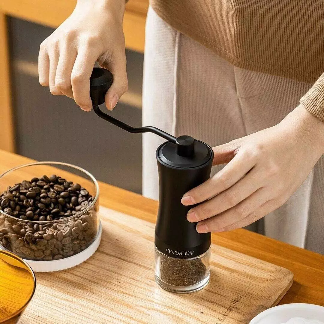 Кофемолка ручная Circle Joy Hand Coffee Grinder (CJ-CF17-B) Black (Черный)
