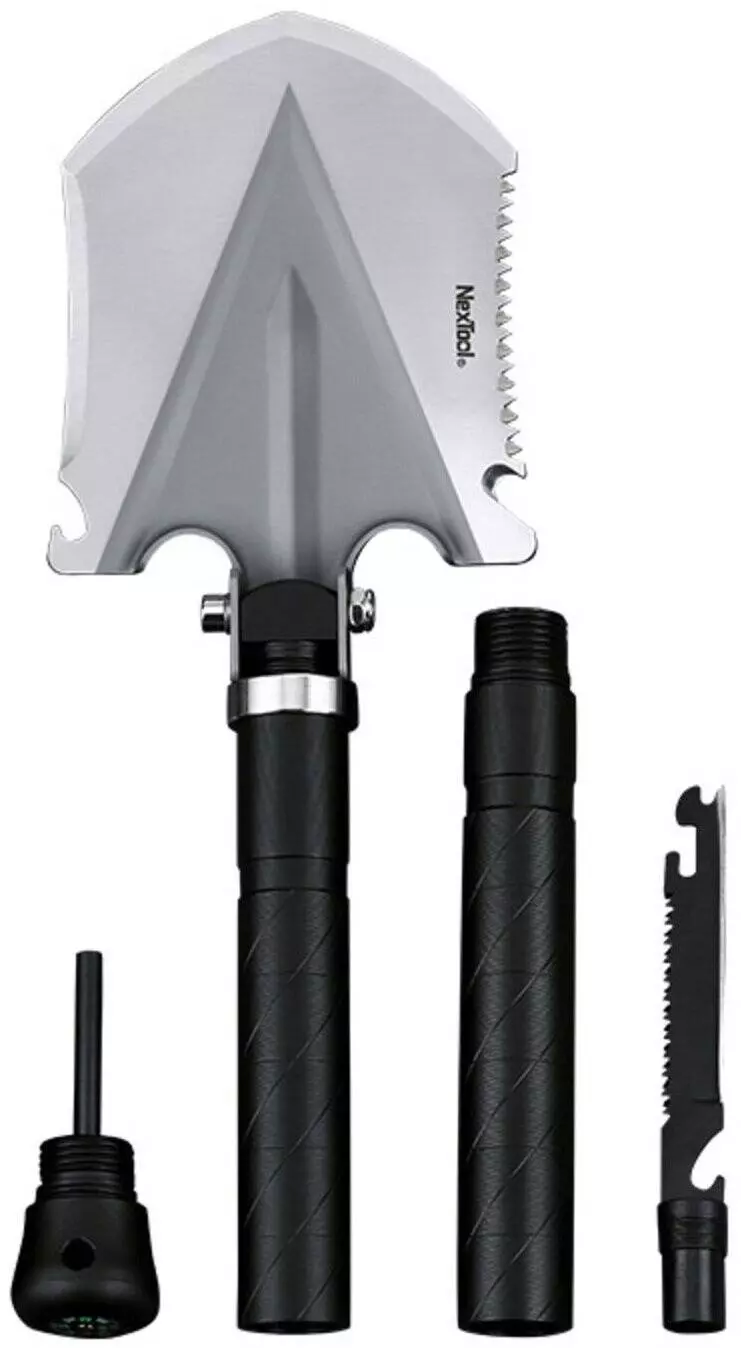 Лопата многофункциональная NexTool Shovel NE20013 (50 cm) Black (Черный) Лопата многофункциональная NexTool Shovel NE20013 (50 cm) Black (Черный)