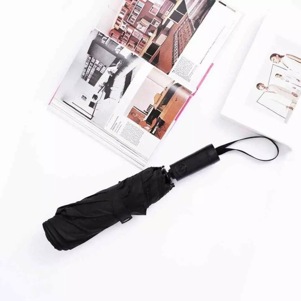 Зонт Xiaomi KongGu Auto Folding Umbrella WD1 Black (Черный) Зонт Xiaomi KongGu Auto Folding Umbrella WD1 Black (Черный)