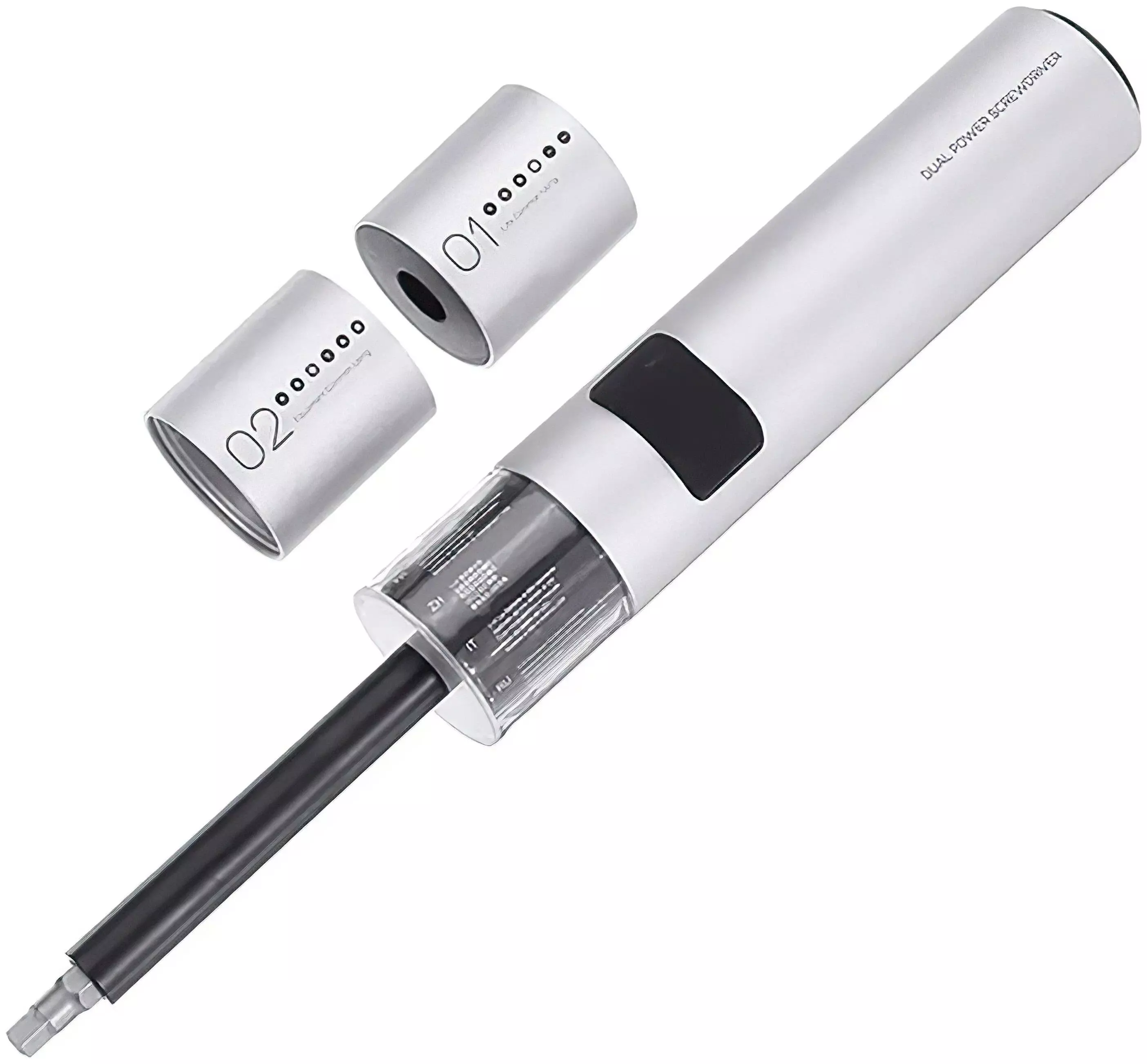 Аккумуляторная отвертка Wowstick SD 36-in-1 Screwdriver Set Silver (Серебристый)