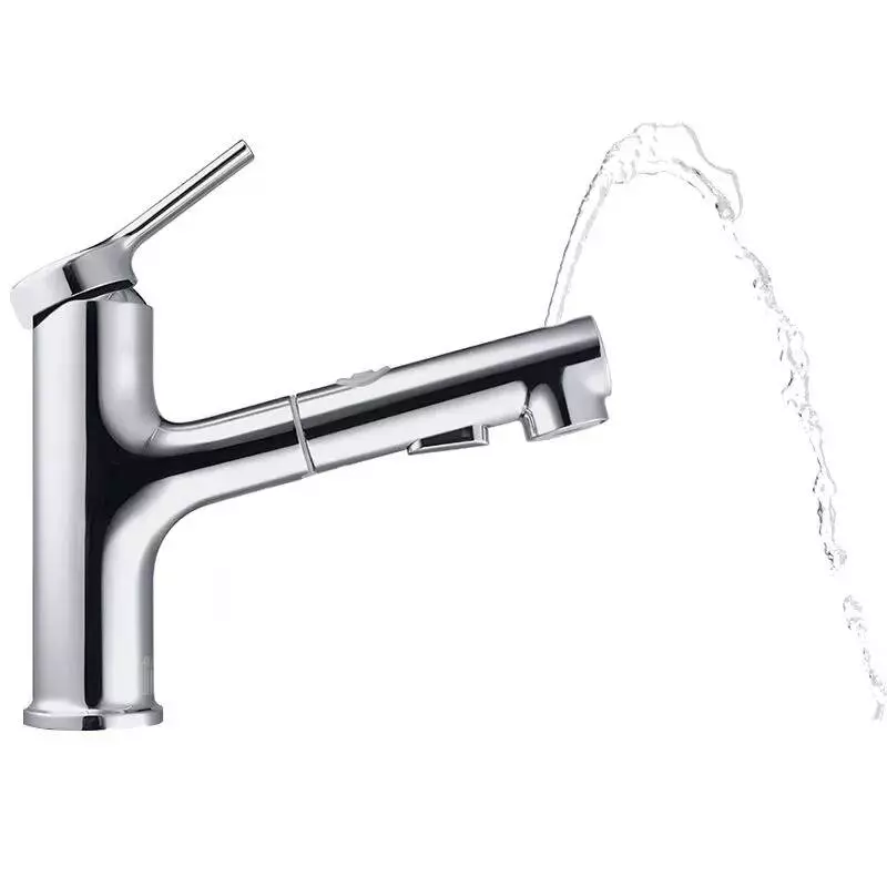 Смеситель с душем для раковины diiib Extracting Faucet (DXMP001) Silver (Серебристый) Смеситель с душем для раковины diiib Extracting Faucet (DXMP001) Silver (Серебристый)