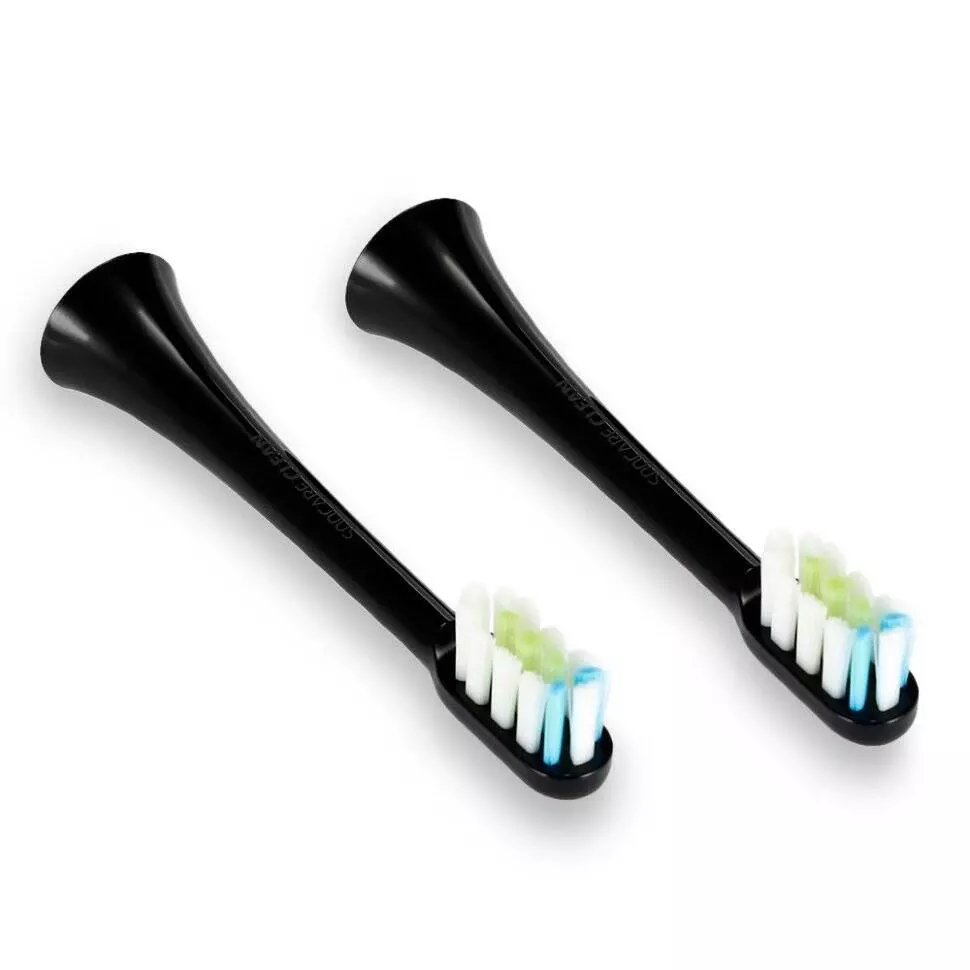 Сменные насадки для зубной щетки Soocas X3/X3U/X5 (BH01) (2 шт) Black (Черный) Сменные насадки для зубной щетки Soocas X3/X3U/X5 (BH01) (2 шт) Black (Черный)
