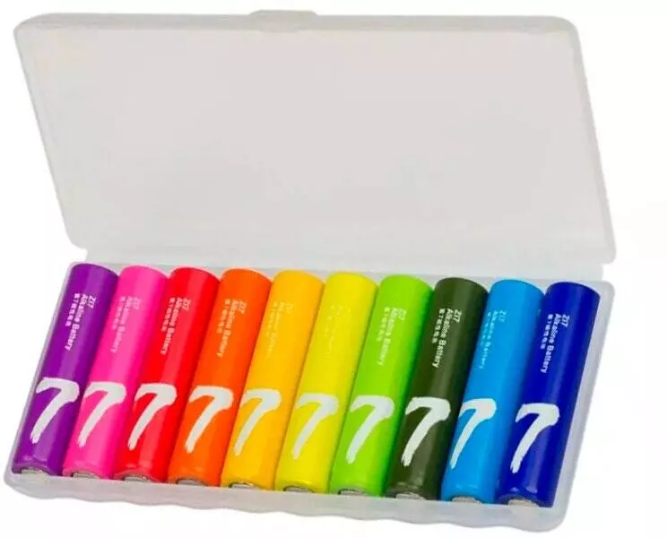 Батарейки ZMI Rainbow ZI7 Batteries типа AAА 10 шт. (цветные)