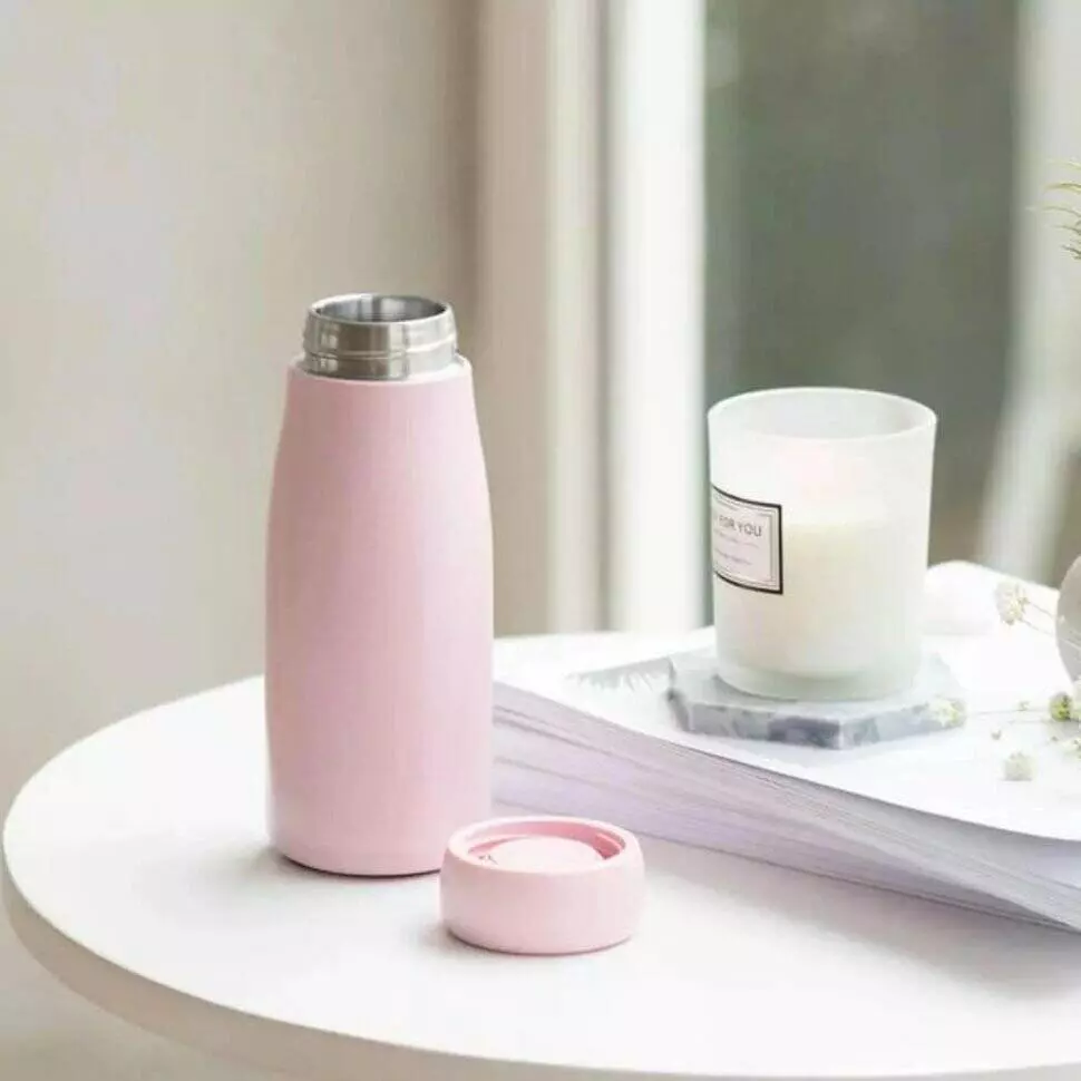 Термос Funjia Home YI Insulating Cup (0.4 л) QJBWB-06 Pink (Розовый) Термос Funjia Home YI Insulating Cup (0.4 л) QJBWB-06 Pink (Розовый)