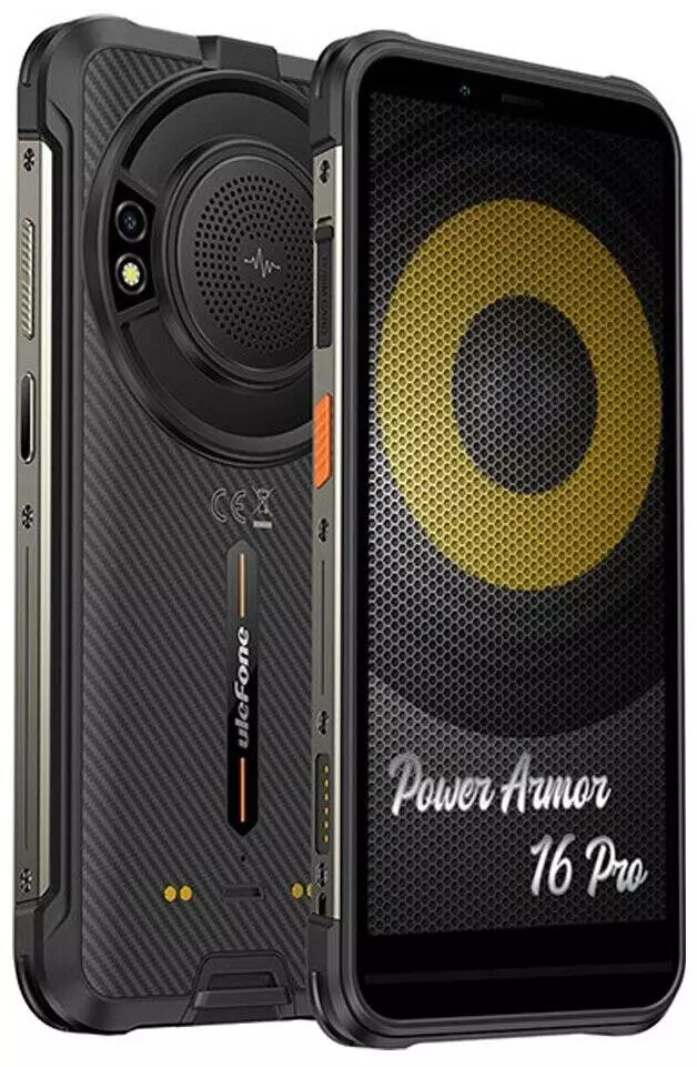 Смартфон Ulefone Power Armor 16 Pro 4/64Gb Black (Черный) Global Version