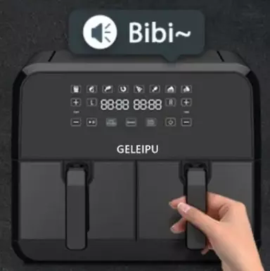Аэрофритюрница двухфазовая GELEIPU DL28 (4,5+4,5) Black (Черный) Аэрофритюрница двухфазовая GELEIPU DL28 (4,5+4,5) Black (Черный)