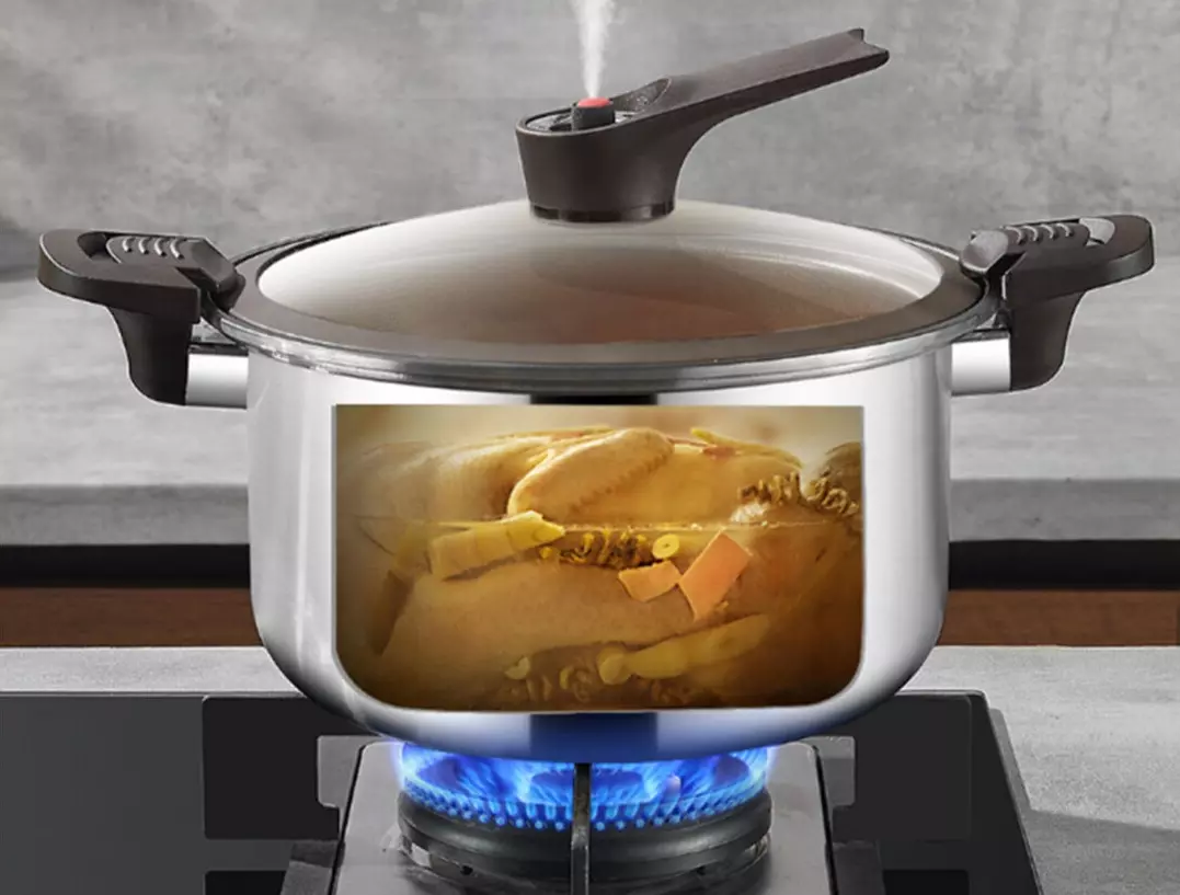 Кастрюля-скороварка Xiaomi Crystal Kitchen Titanium Micro-Pressure Cooking Pot 28cm (JC-WYG01) Silver (Серебристый) Кастрюля-скороварка Xiaomi Crystal Kitchen Titanium Micro-Pressure Cooking Pot 28cm (JC-WYG01) Silver (Серебристый)