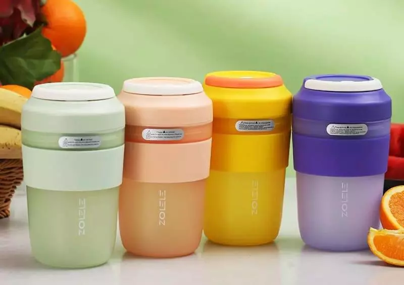 Портативная соковыжималка блендер Zolele Portable Electric Juicer Cup (Zi102) Green (Зеленый) EU Портативная соковыжималка блендер Zolele Portable Electric Juicer Cup (Zi102) Green (Зеленый) EU