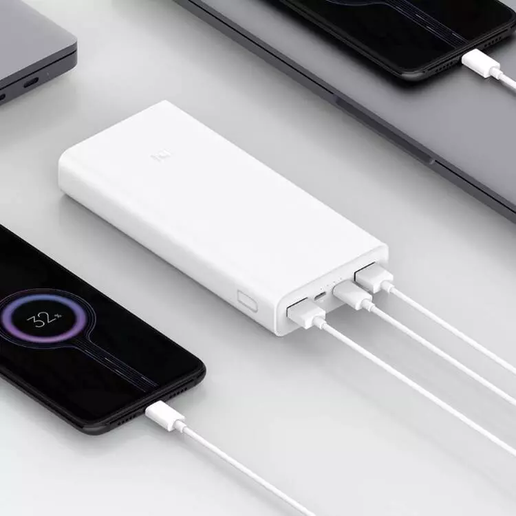 Аккумулятор Xiaomi Power Bank 3 20000 mAh (PLM18ZM) White (Белый) Аккумулятор Xiaomi Power Bank 3 20000 mAh (PLM18ZM) White (Белый)