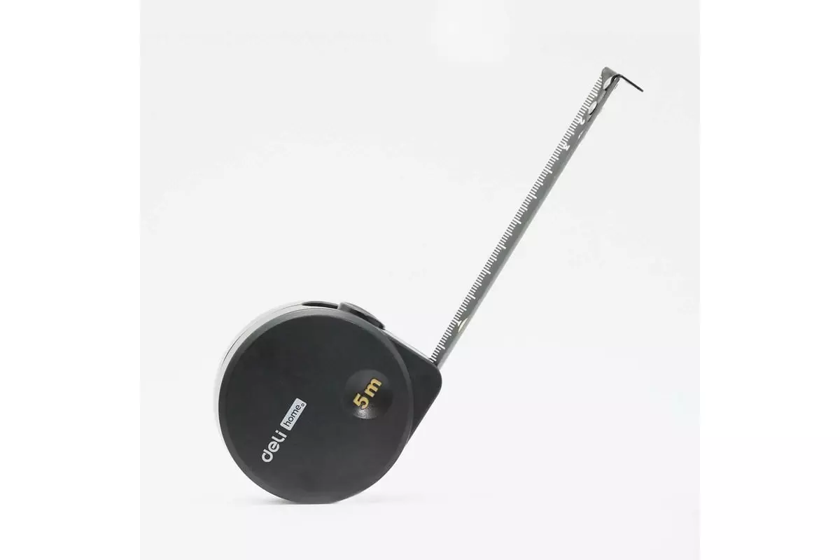 Рулетка Deli Home Series 5m (HT8519) Black (Черный) Рулетка Deli Home Series 5m (HT8519) Black (Черный)