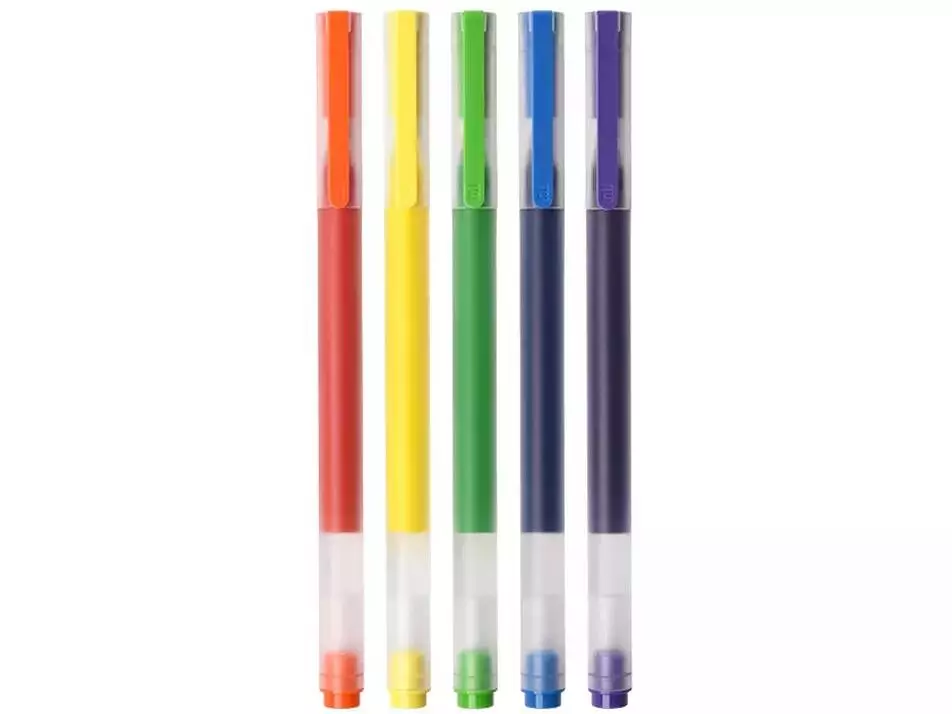 Набор цветных ручек Xiaomi Jumbo Gel Ink Pen (MJZXB03WC) (5шт) Набор цветных ручек Xiaomi Jumbo Gel Ink Pen (MJZXB03WC) (5шт)