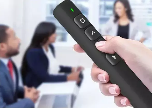 Беспроводная ручка-презентер 2,4G с дистанционным управлением WEKOME Black (Черный)