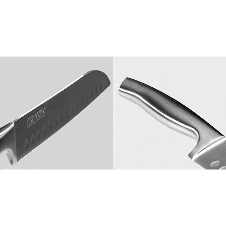 Набор Huo Hou Nano Knife (4 ножа и ножницы с подставкой) (HU0014) Silver (Серебристый) CN Набор Huo Hou Nano Knife (4 ножа и ножницы с подставкой) (HU0014) Silver (Серебристый) CN