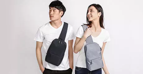 Рюкзак Xiaomi City Sling Bag Dark Grey (Темно-серый) Рюкзак Xiaomi City Sling Bag Dark Grey (Темно-серый)