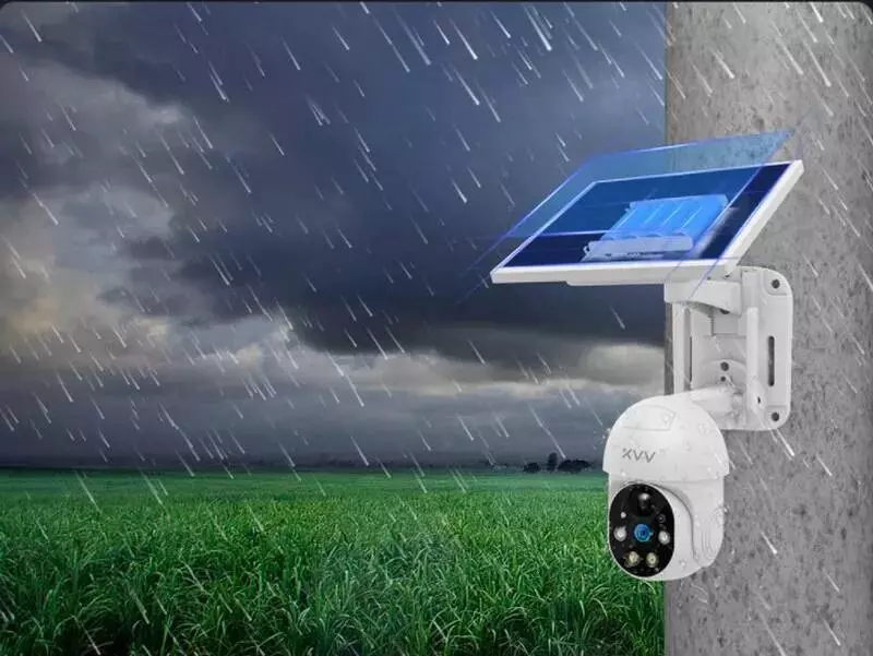 IP камера XiaoVV Solar Powered Outdoor PTZ Camera P6 Pro Wi-Fi (XVV-1120S-P6-WIFI) White (Белый) EU