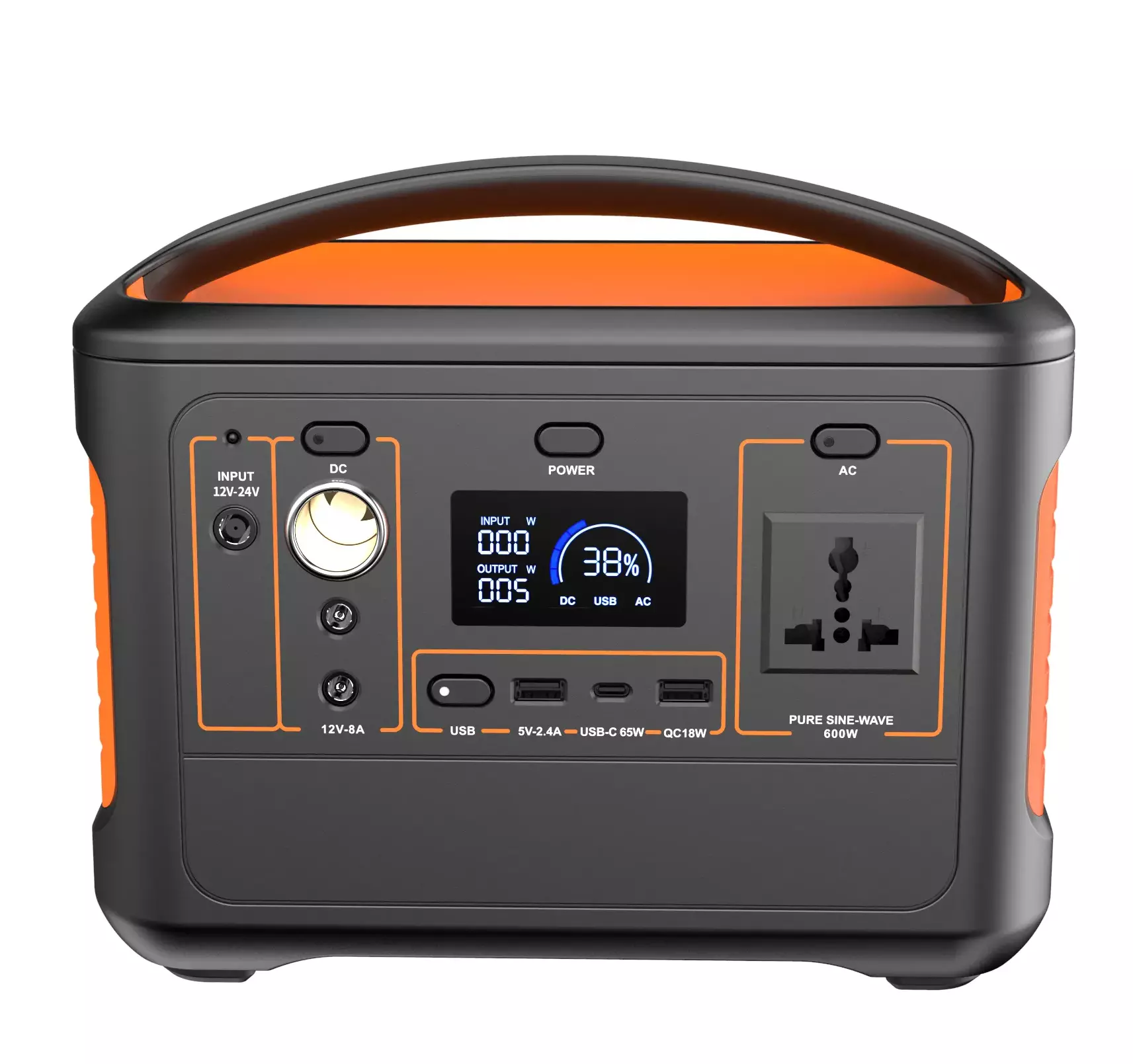 Портативная зарядная станция GREENOE Portable Power Station 568Wh EU600 Black (Черный) Портативная зарядная станция GREENOE Portable Power Station 568Wh EU600 Black (Черный)
