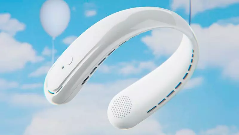 Вентилятор на шею Xiaomi Qualitell H4 (ZSM240614) White (Белый) Вентилятор на шею Xiaomi Qualitell H4 (ZSM240614) White (Белый)