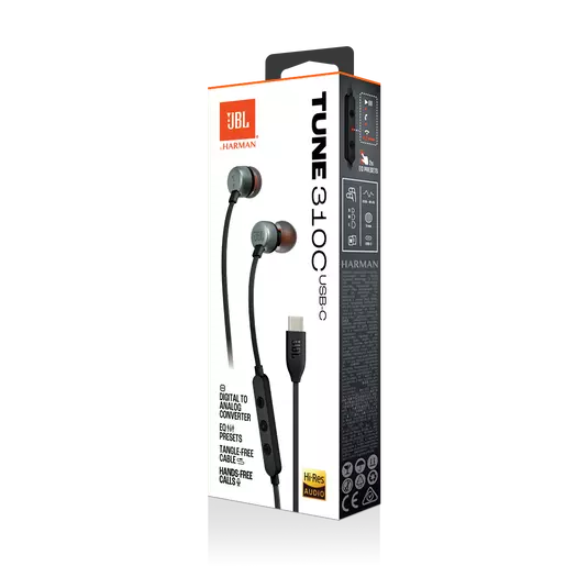 Проводные наушники JBL Tune 310C Black (Черный) Проводные наушники JBL Tune 310C Black (Черный)