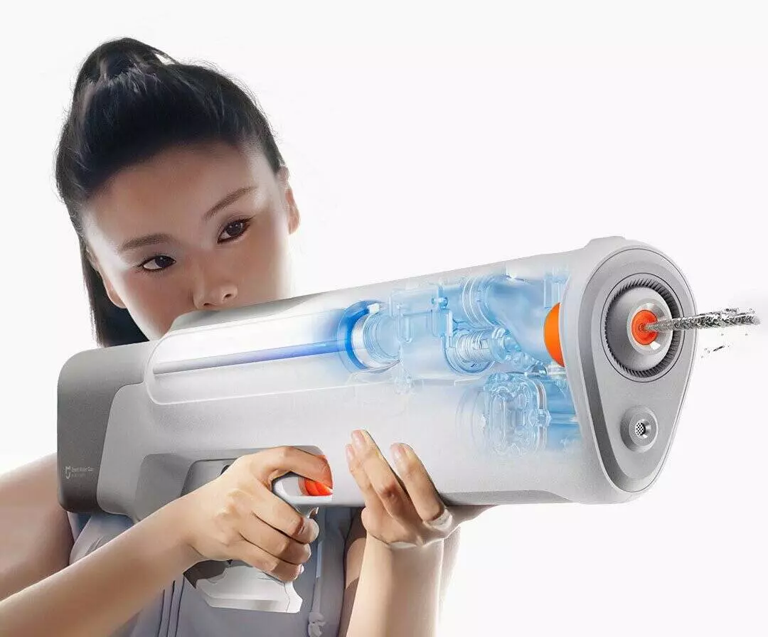 Импульсный водяной пистолет Xiaomi Mijia Pulse Water Gun (MJMCSQ01MS) White (Белый) Импульсный водяной пистолет Xiaomi Mijia Pulse Water Gun (MJMCSQ01MS) White (Белый)