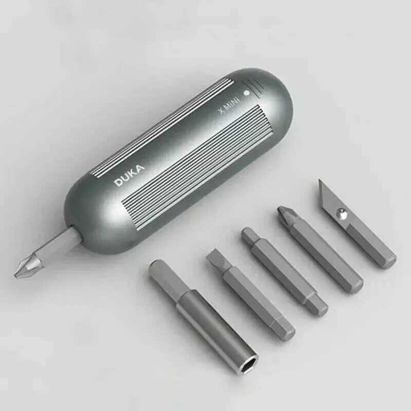 Набор отверток Xiaomi 9 in 1 ATuMan Duka Xmini Pocket Screwdriver Kit Gray (Серый) Набор отверток Xiaomi 9 in 1 ATuMan Duka Xmini Pocket Screwdriver Kit Gray (Серый)
