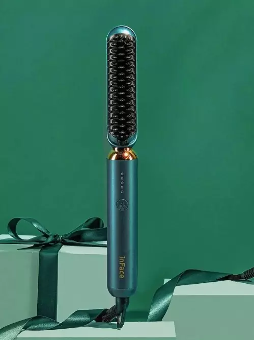 Ионный стайлер для укладки InFace ION Hairbrush ZH-10DS Green (Зеленый) Ионный стайлер для укладки InFace ION Hairbrush ZH-10DS Green (Зеленый)