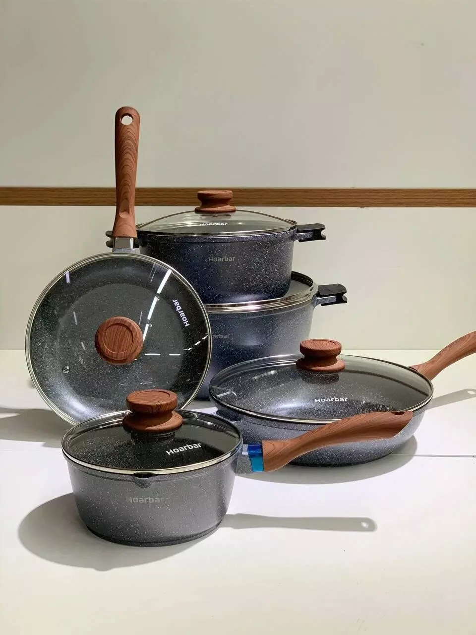 Кастрюля Hoarbar Deep Pot A06 24CM (A0624A) Gray (Серый) Кастрюля Hoarbar Deep Pot A06 24CM (A0624A) Gray (Серый)