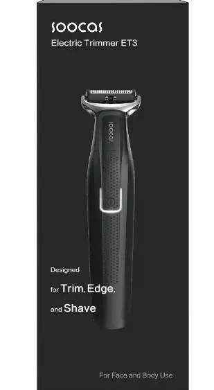 Электробритва Soocas Electric Razor ET3 Black (Черный) Электробритва Soocas Electric Razor ET3 Black (Черный)