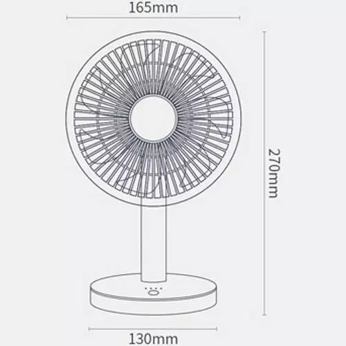 Настольный вентилятор Xiaomi JIPIN Desktop Fan JP-F01 White (Белый) Настольный вентилятор Xiaomi JIPIN Desktop Fan JP-F01 White (Белый)