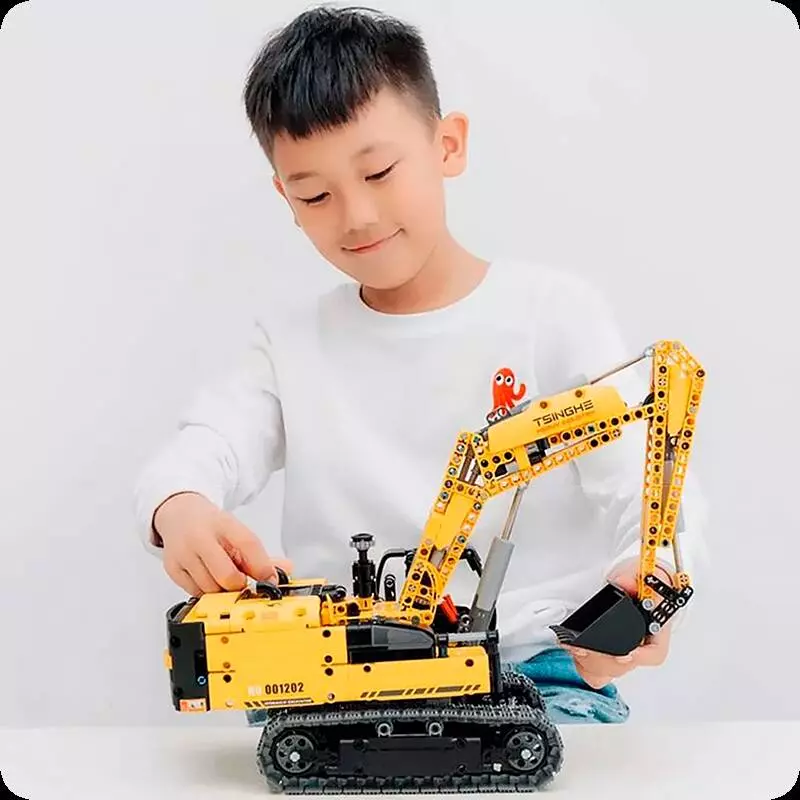 Конструктор Onebot Engineering Excavator OBWJJ57AIQI 974 PCS Yellow (Желтый) Конструктор Onebot Engineering Excavator OBWJJ57AIQI 974 PCS Yellow (Желтый)