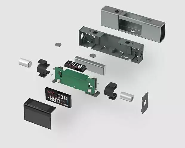 Лазерный инклинометр Xiaomi ATuMan Duka Laser Angle Meter LI 1 (без подставки) Gray (Серый)