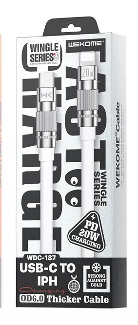 Кабель WEKOME Type-C to Apple Lightning WDC-187 Кабель WEKOME Type-C to Apple Lightning WDC-187