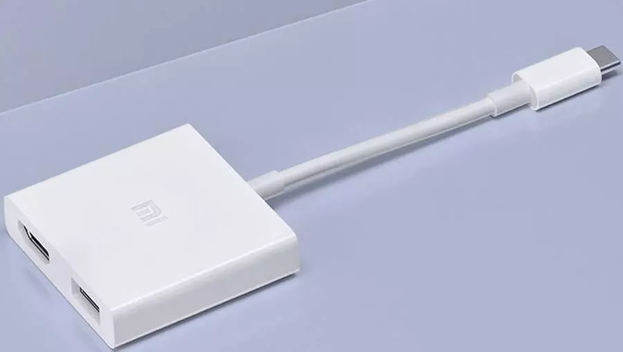 Многофункциональный адаптер Xiaomi USB-C - HDMI XMZJQCH2TM White (Белый) Многофункциональный адаптер Xiaomi USB-C - HDMI XMZJQCH2TM White (Белый)